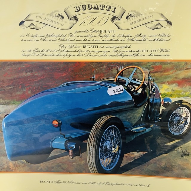 Druckbilder von Bugatti aus 1909